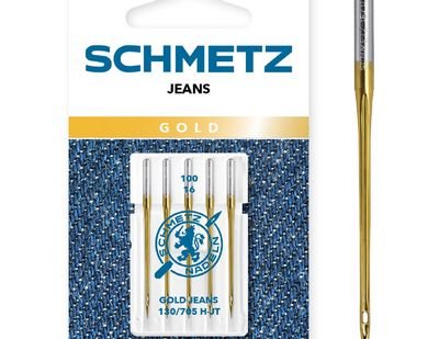 Schmetz Gold Jeans / Denim Needles Size 100/16