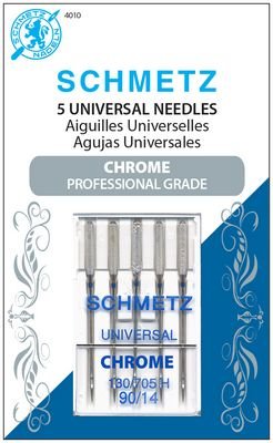 Schmetz Chrome Universal Needles Size 90/14 (5-pack)