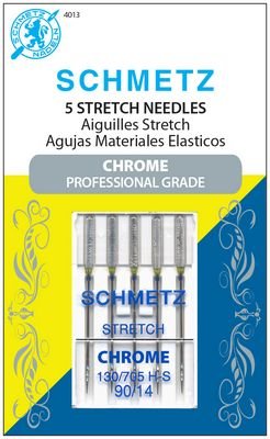 Schmetz Chrome Stretch Needles Size 90/14 (5-pack)