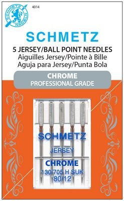 Schmetz Chrome Ballpoint Needles Size 80/12 (5-pack)