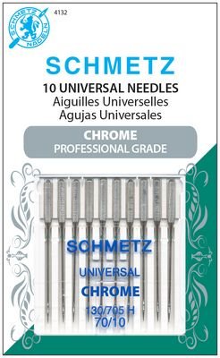 Schmetz Chrome Universal Needles Size 70/10 (10-pack)