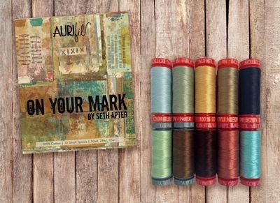 Aurifil On Your Mark by Seth Apter