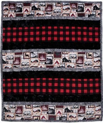 Shannon Fabrics Crazy 8 Cuddle Kit 58in X 68in Lumber Jacked