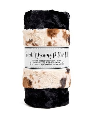 Shannon Fabrics Sweet Dreamz Pillow Kit Wild Pony, Ivory and Brown