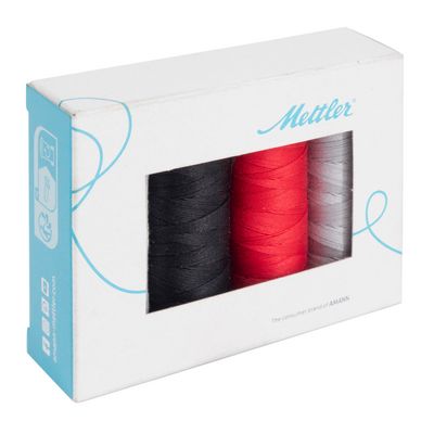 Mettler Silk Finish 164yd Starter 4 Spool Thread Kit